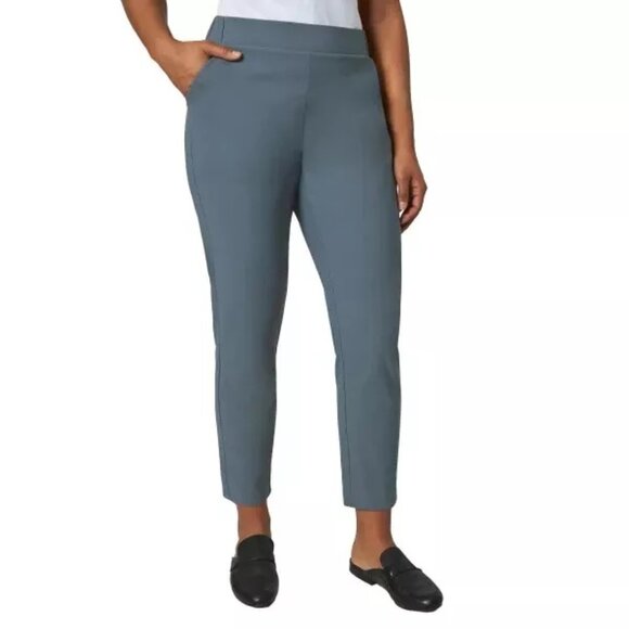 Modern Ambition Women’s High Rise Travel Pants Blue, Size XL (New) - Picture 2 of 15